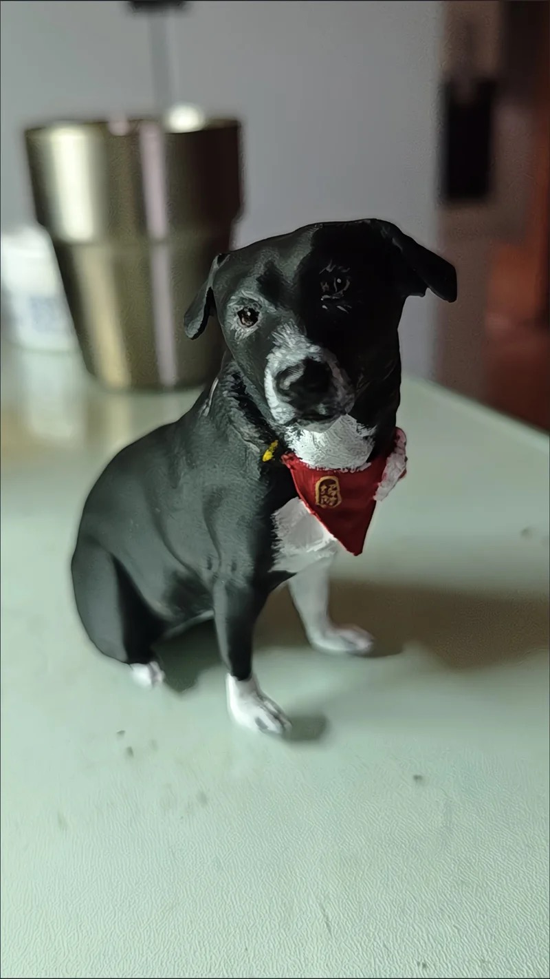 Shadow - Mixed Breed figurine