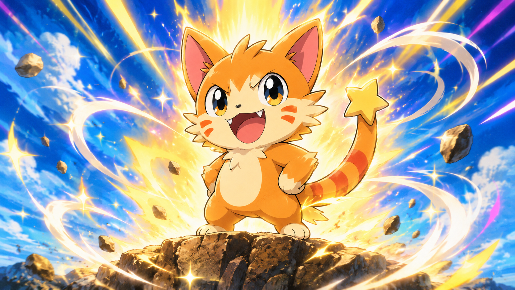 PokeCat encounters something strange