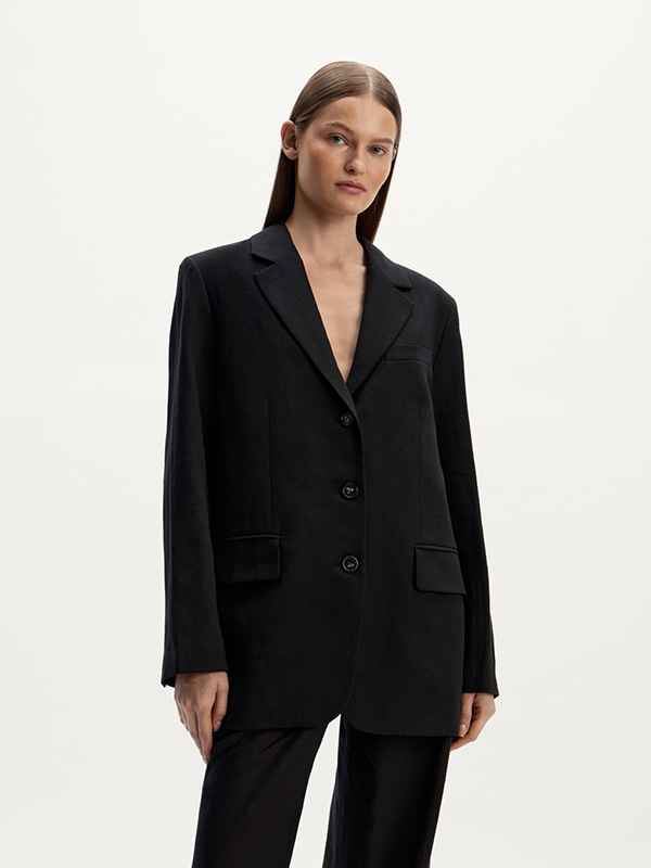 Catalogue — oversized black blazer
