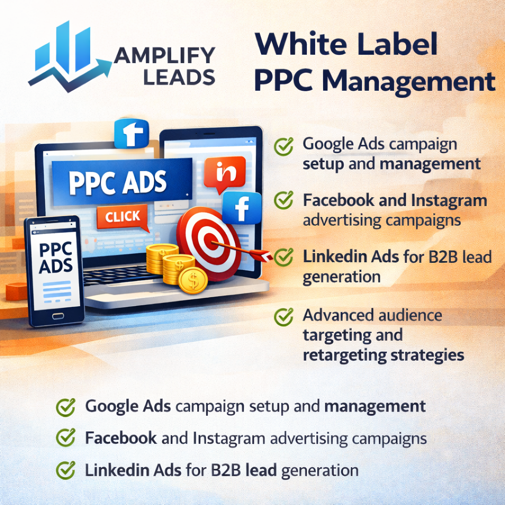 White label PPC management services