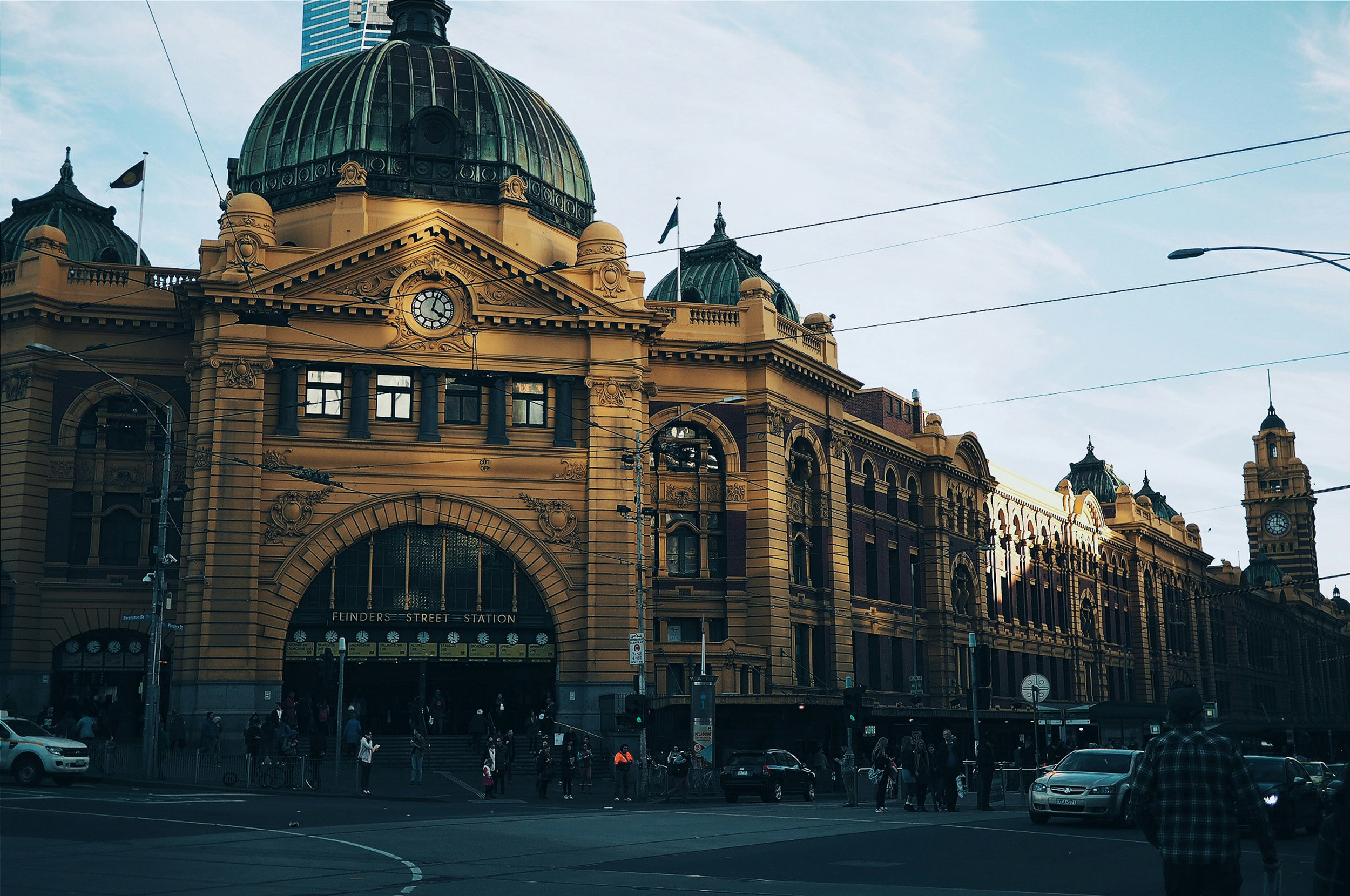 Melbourne Flinders Street Station - iconic Victorian architecture