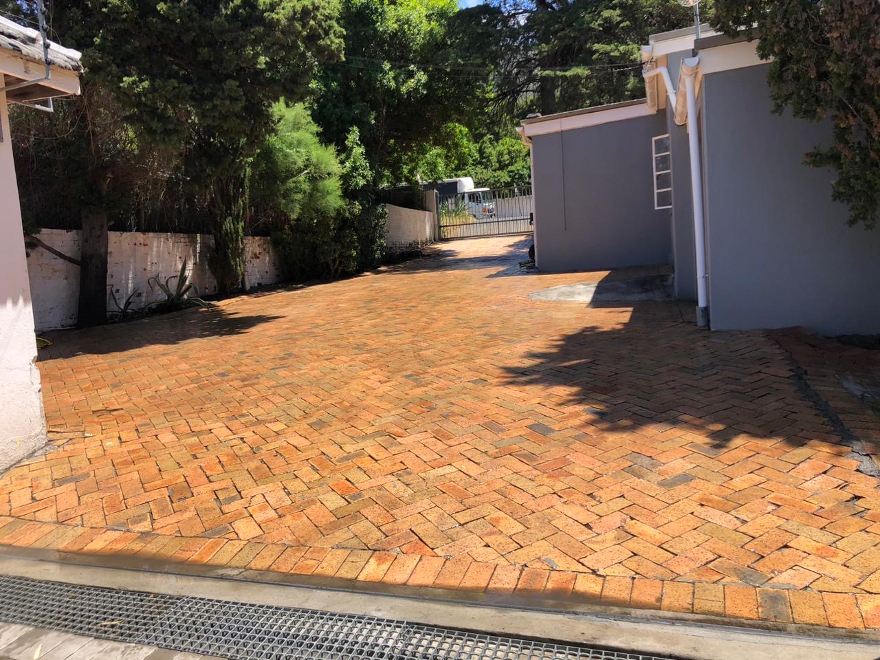 Herringbone Driveway after