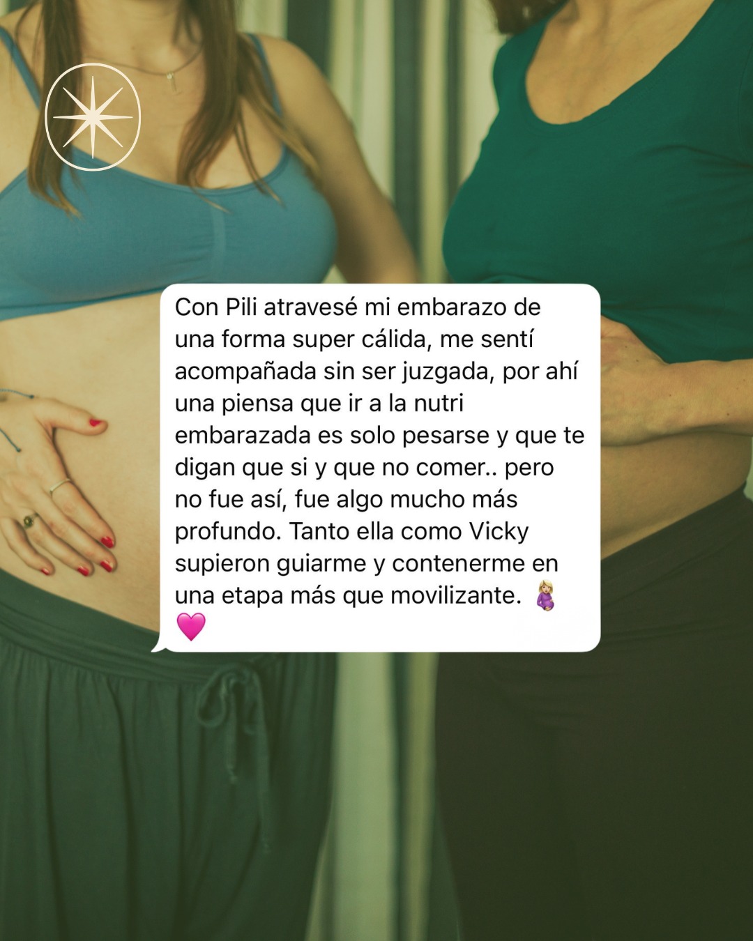 Feedback real de una participante sobre su embarazo y acompañamiento
