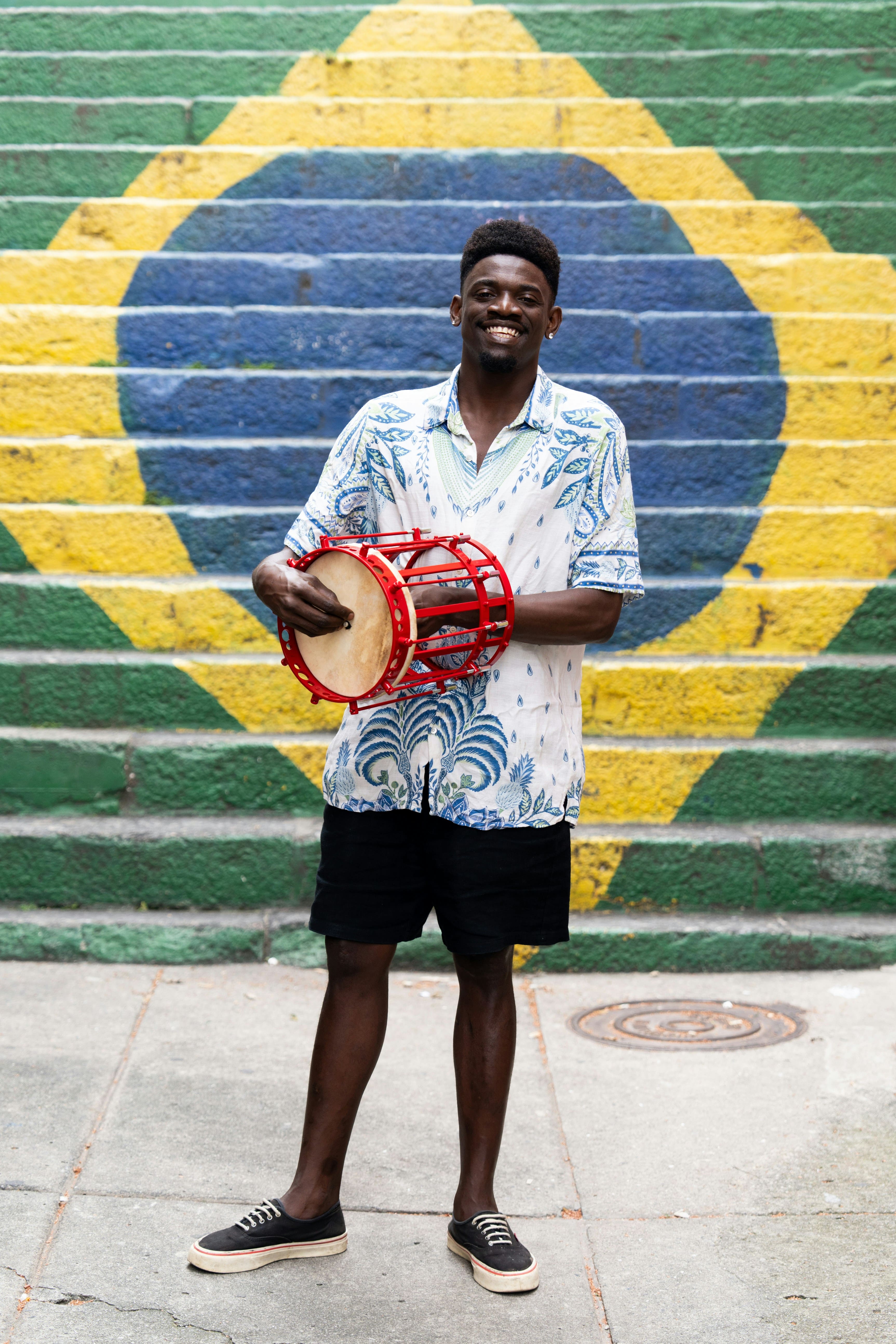 Tambourine player