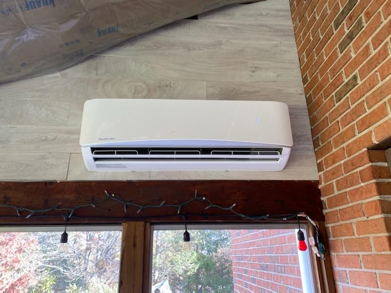 After: Ductless Mini-Split Installation