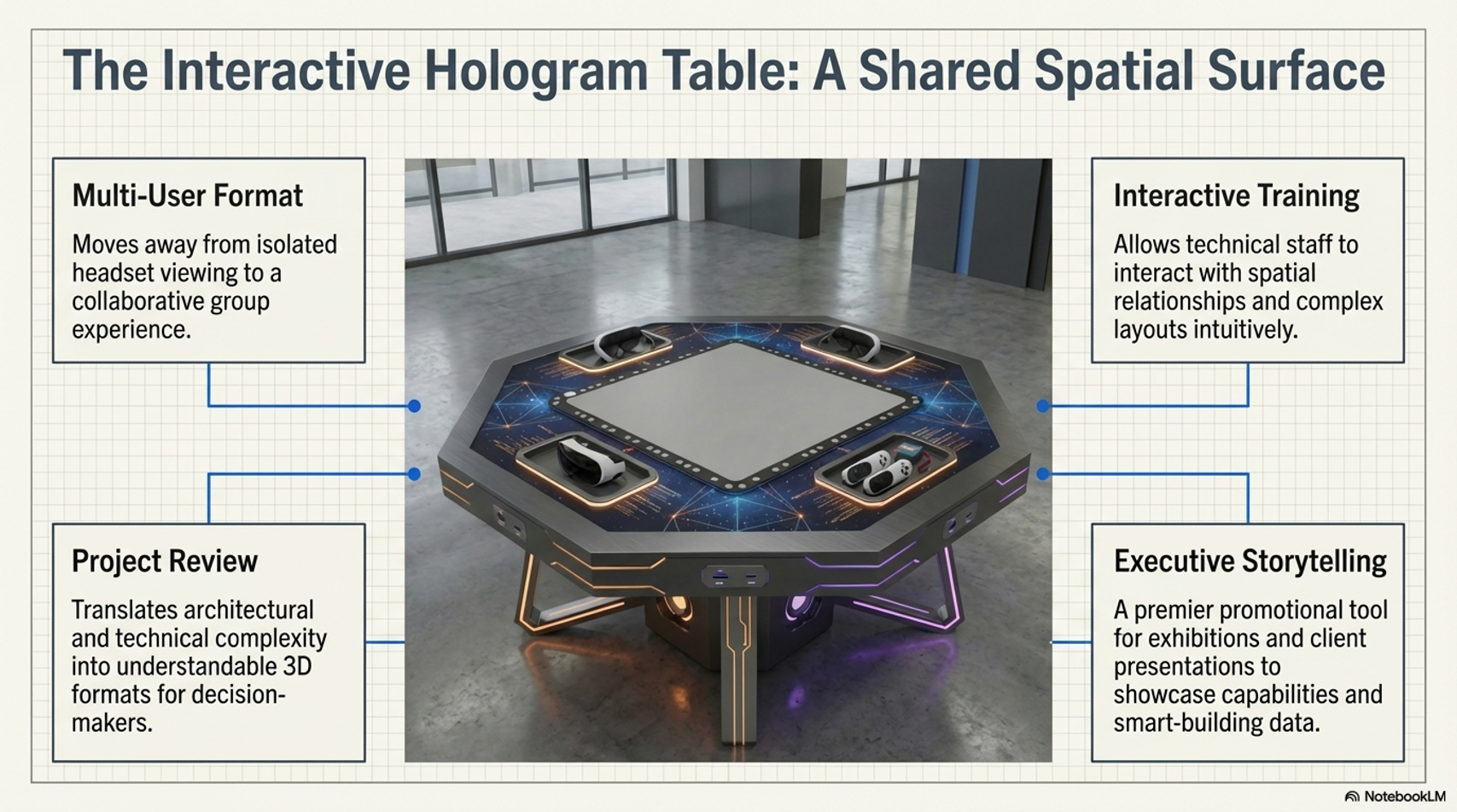 Interactive Hologram Table Features