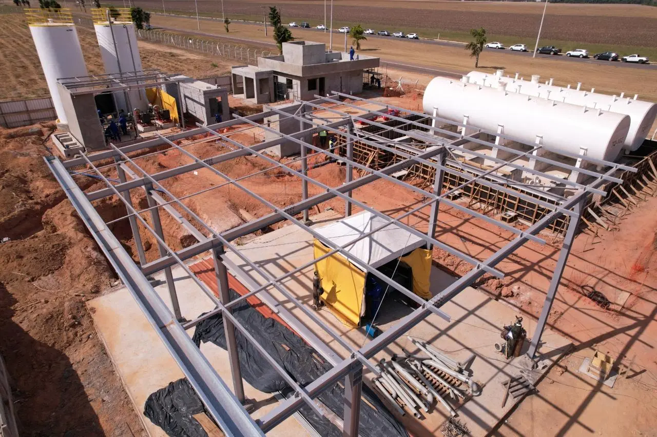 Construção de estruturas metálicas FGA