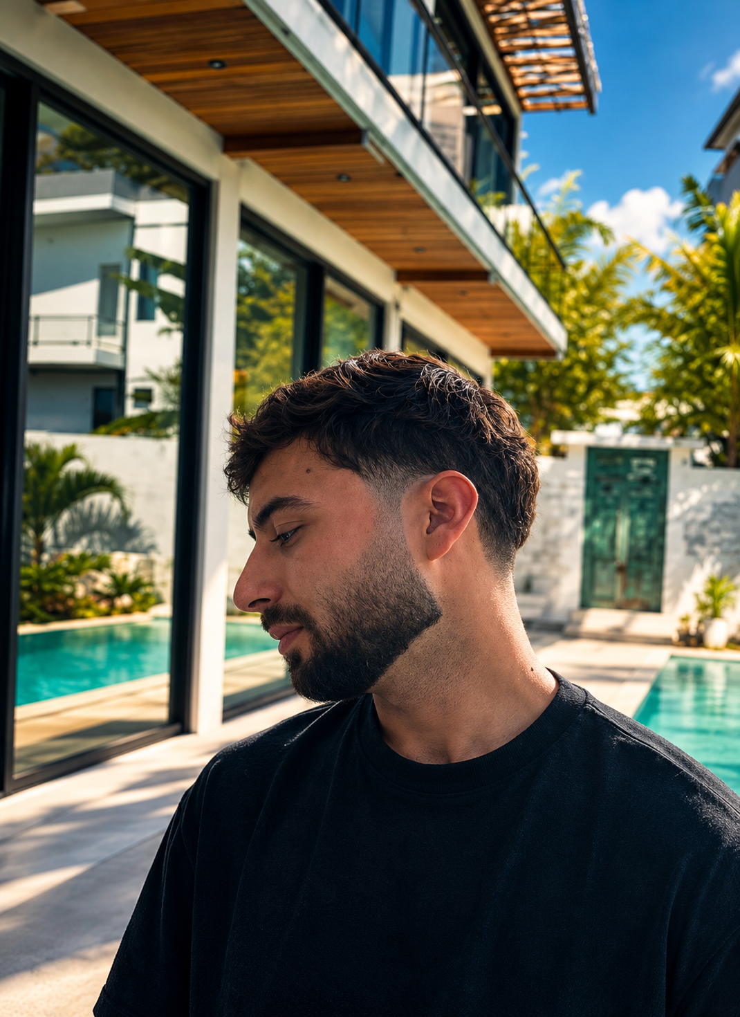 Villa haircut by BarberCall911