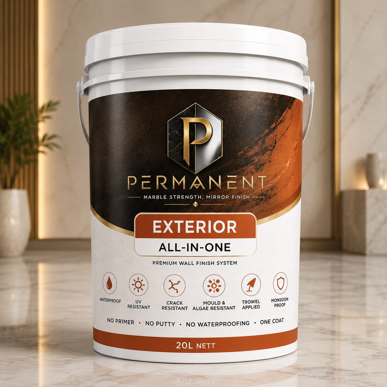 PERMANENT Exterior All-in-One - Premium wall coating