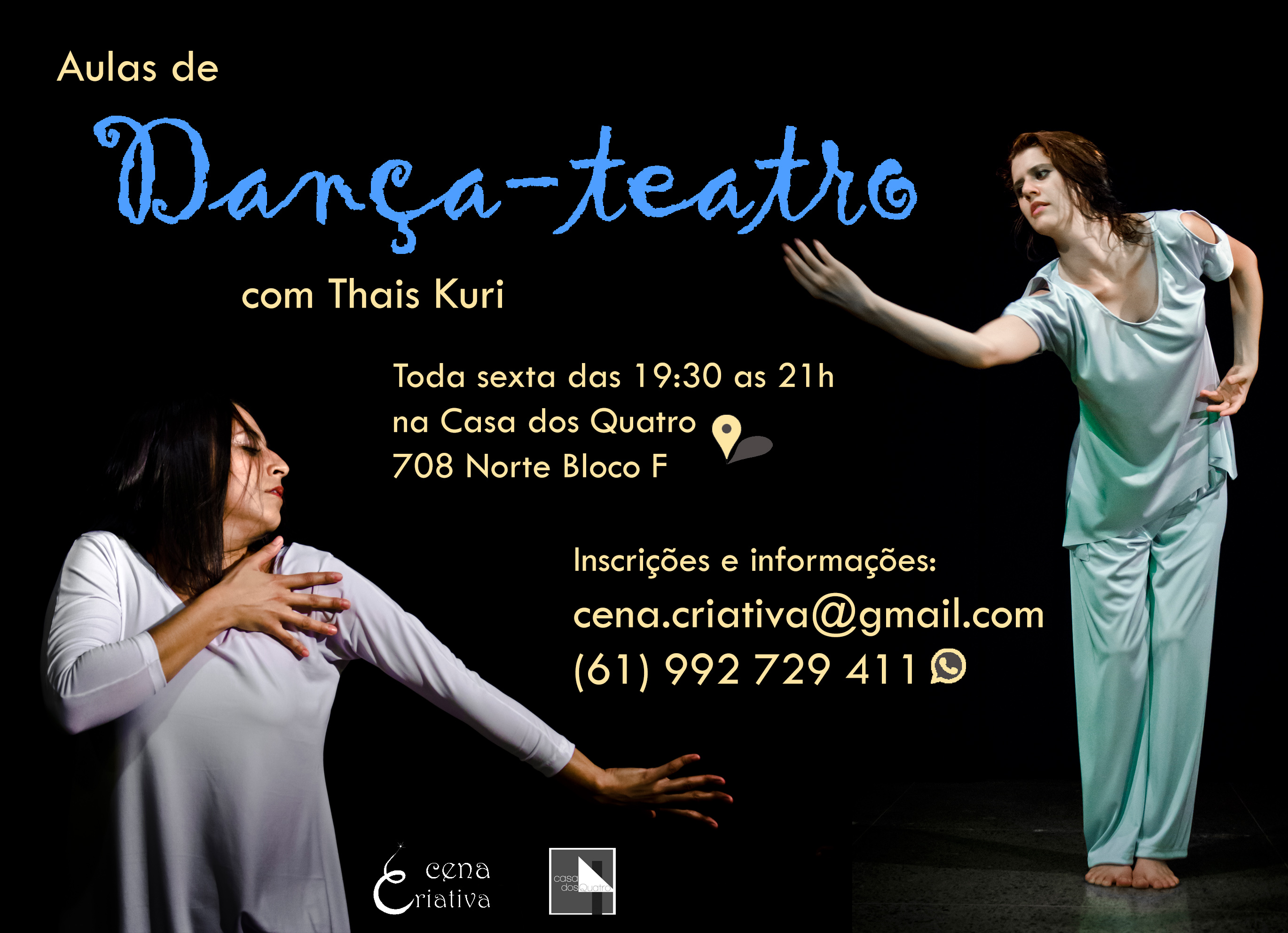 Aulas de Dança-Teatro com Thais Kuri
