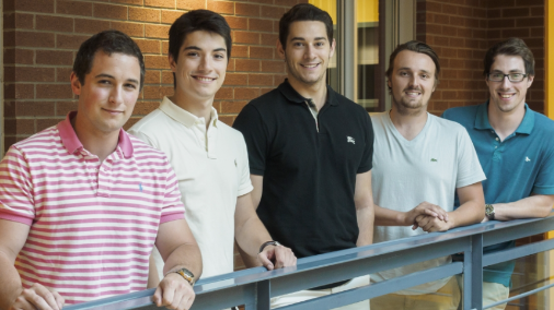 Les 5 fondateurs du FIEUS