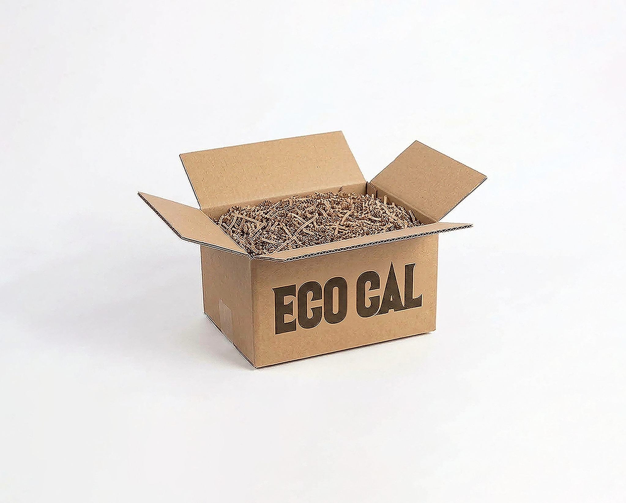 Frisure de calage kraft dans une petite boîte, format découverte 1 kg