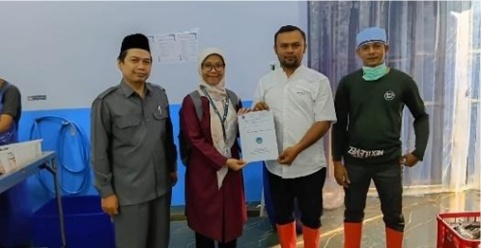 Dokumentasi pemeriksaan halal PT Seno Gama Samudera