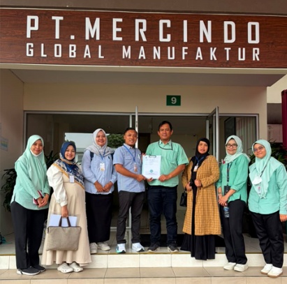 Dokumentasi pemeriksaan halal PT Mercindo Global Manufaktur