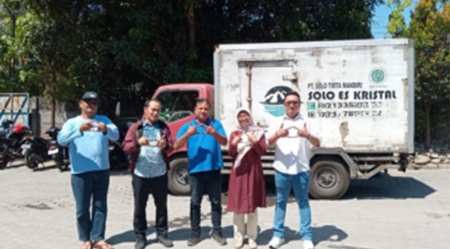 Dokumentasi pemeriksaan halal PT Solo Tirta Mandiri