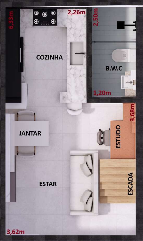 Loft Tipo – Térreo