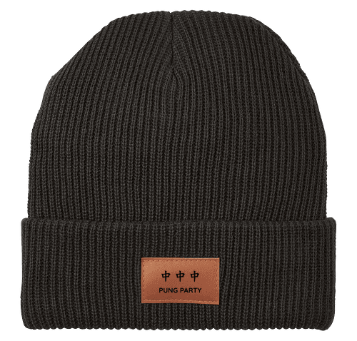 Pung Party Beanie - Black