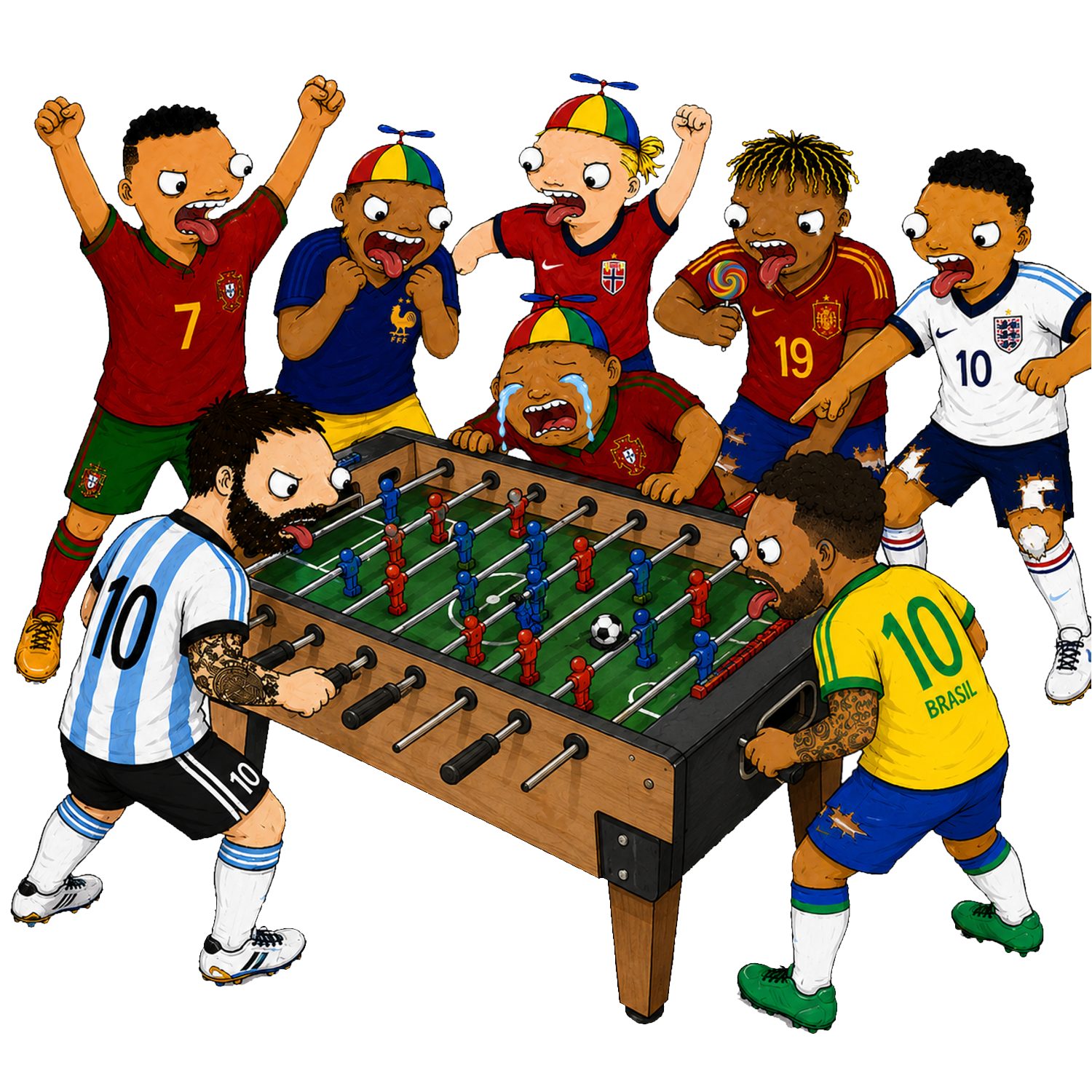 FUTBAWL Characters Foosball