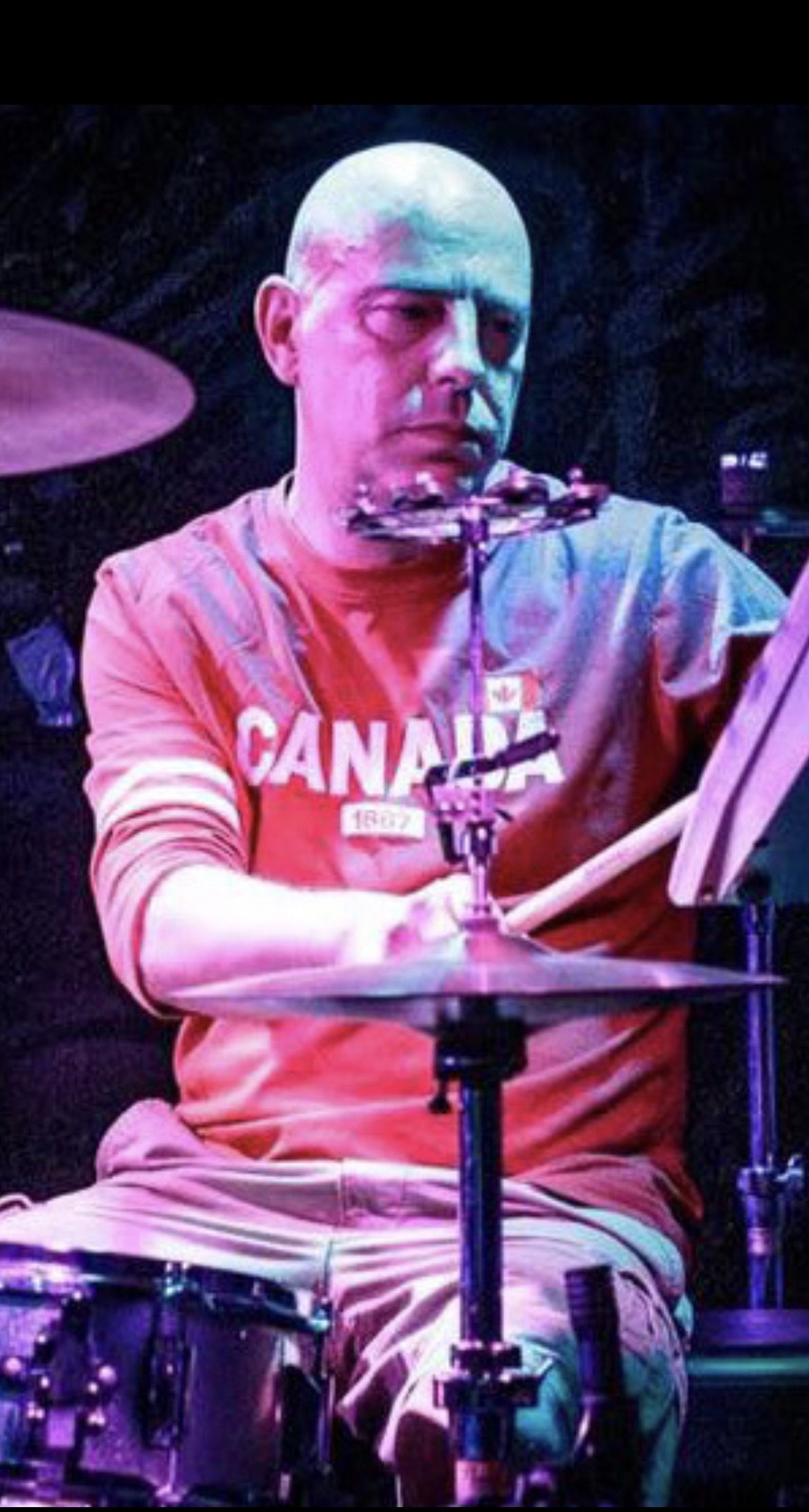 fyoosha drummer performing live