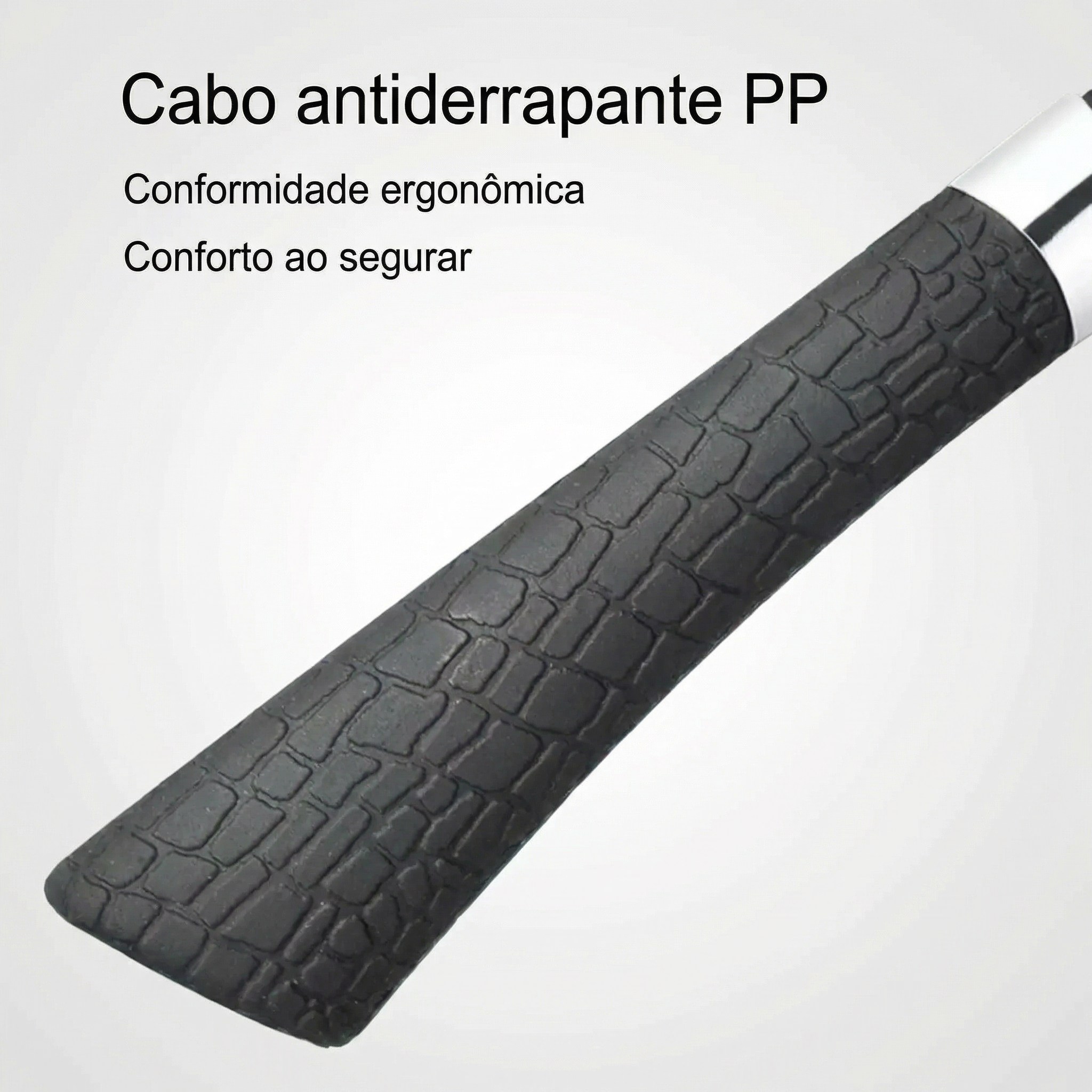 Cabo antiderrapante PP - Conformidade ergonomica