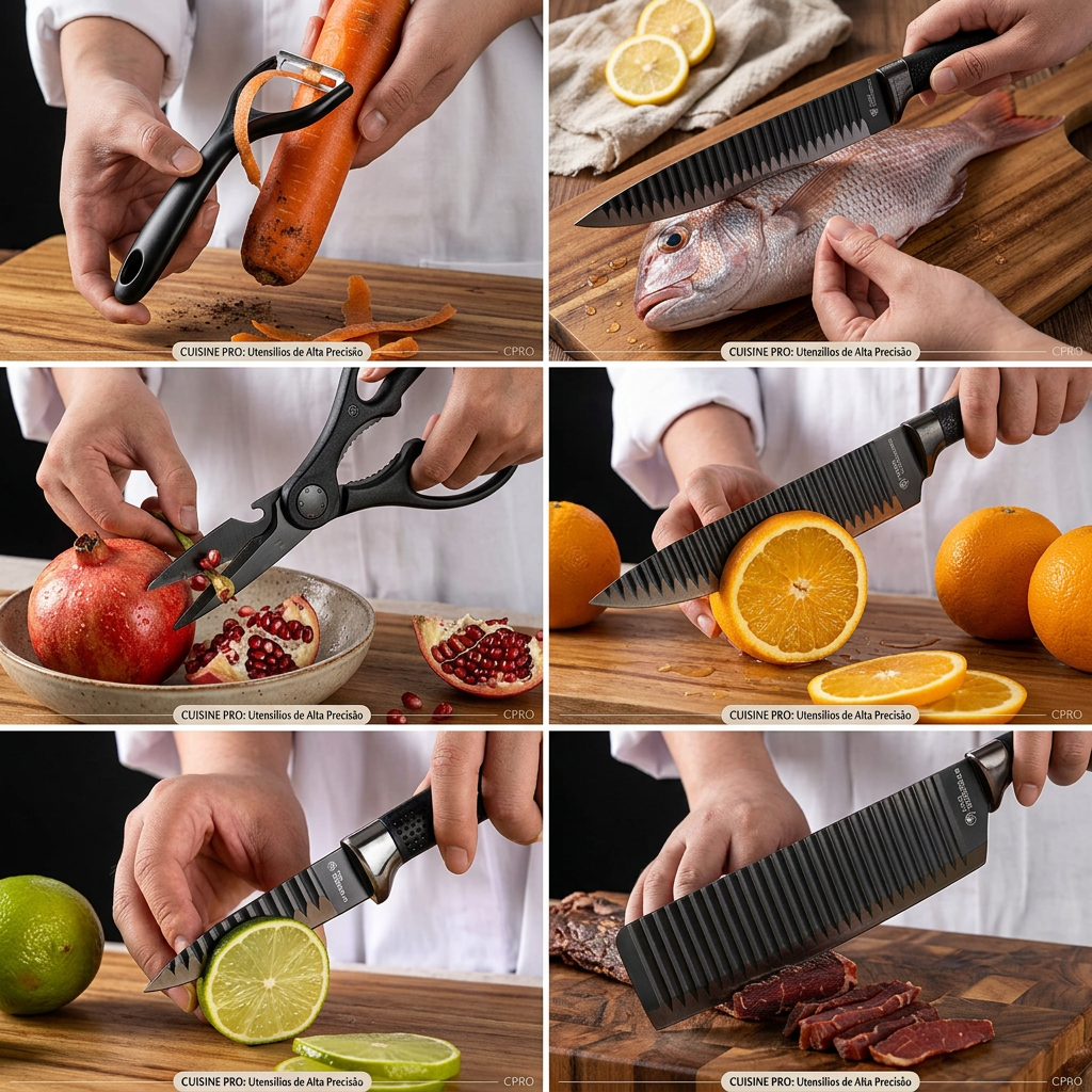 6 usos diferentes das facas