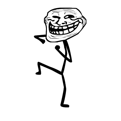 Dancing stick troll