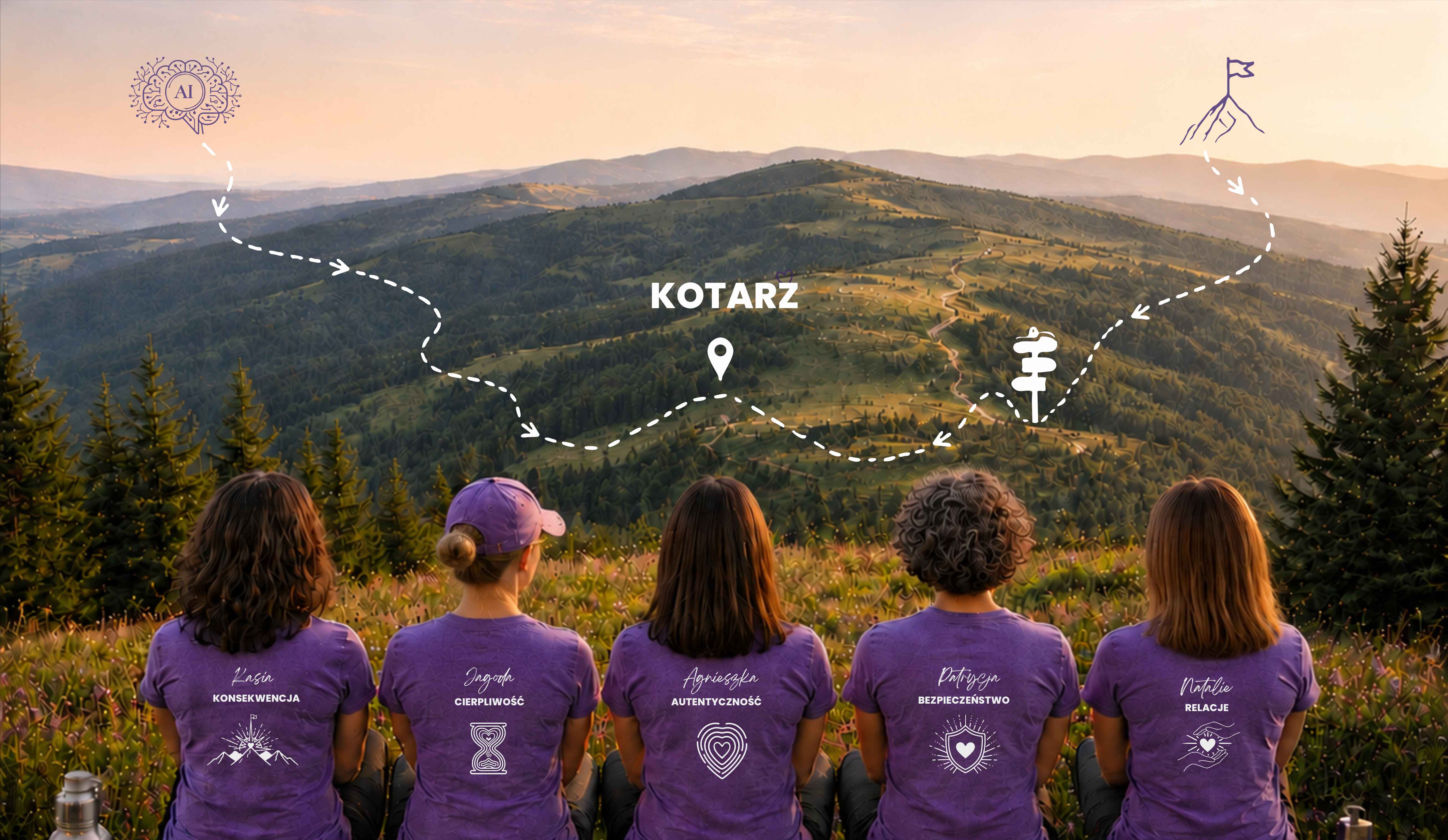 Kobiety na Szczycie - 5 kobiet patrzących na Kotarz