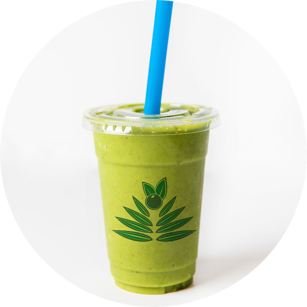 Green Sip Blend — spinach kale pineapple smoothie at Palm Berries Concord NC