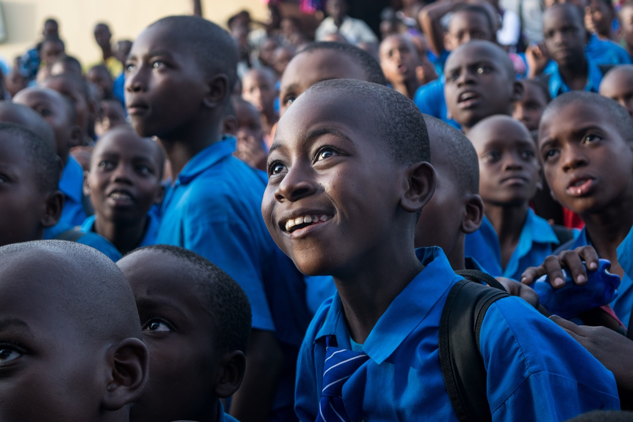 African students engaged in learning