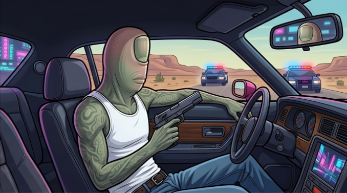 CRASH LANDED IN THE DESERT