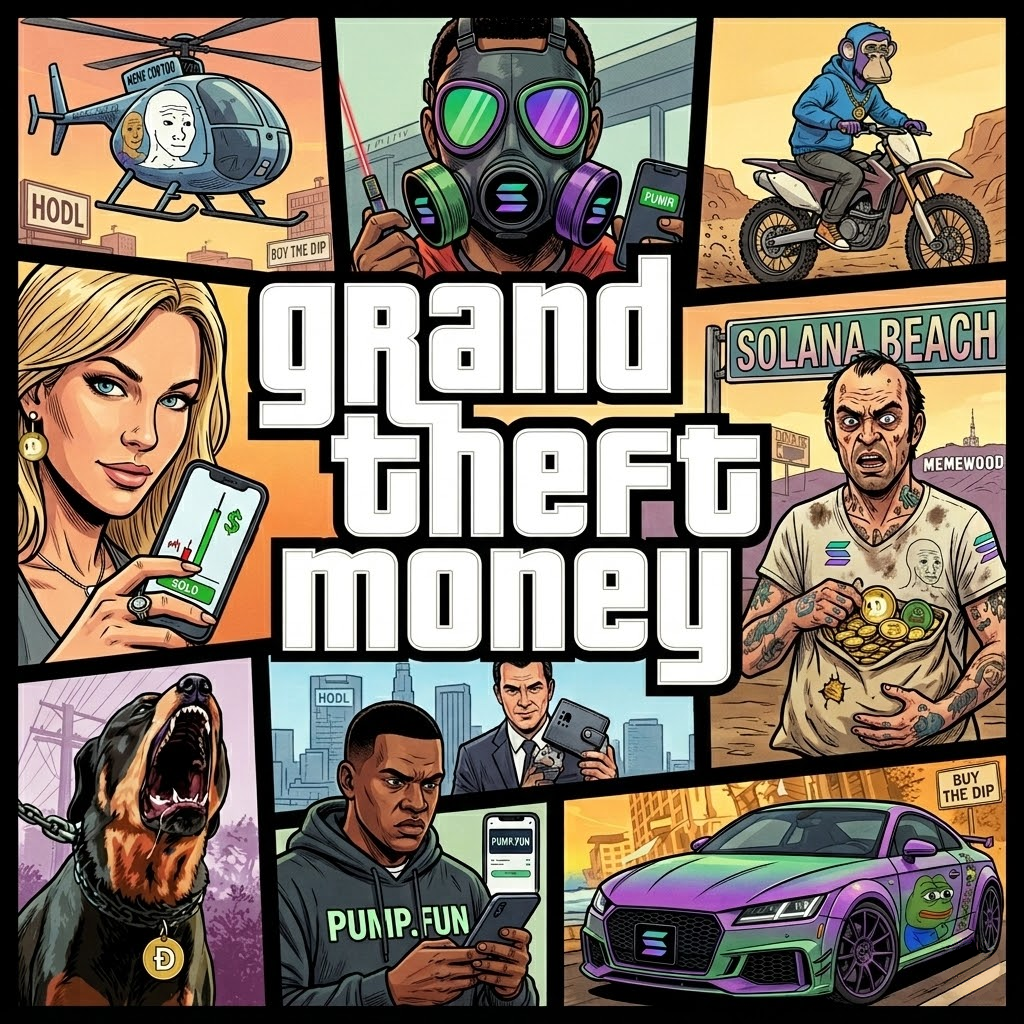 Grand Theft Money - the original cover