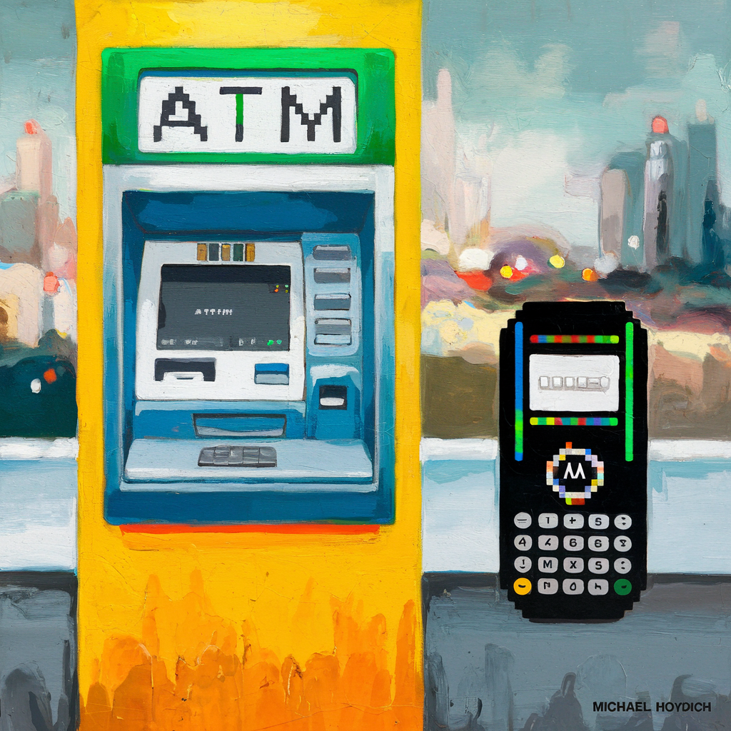 ATM machine art