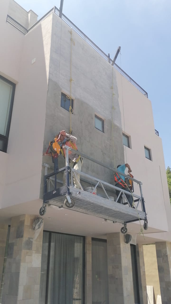 Hamaca manual en edificio residencial