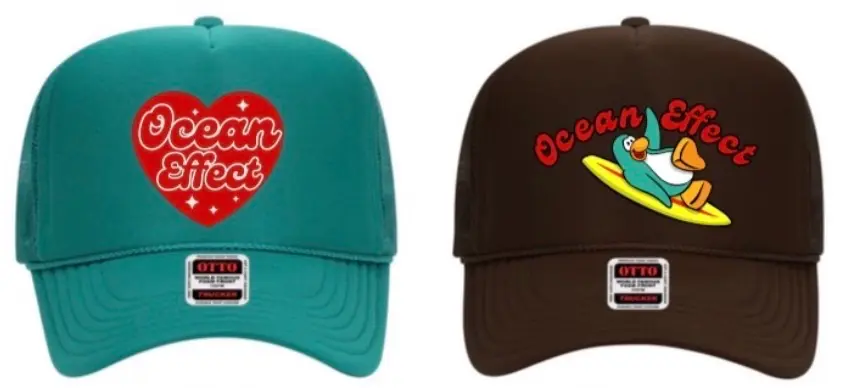 Ocean Effect trucker hats