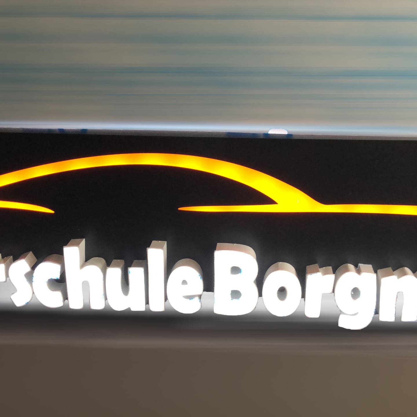 Fahrschule Borgmann – Leuchtwerbung