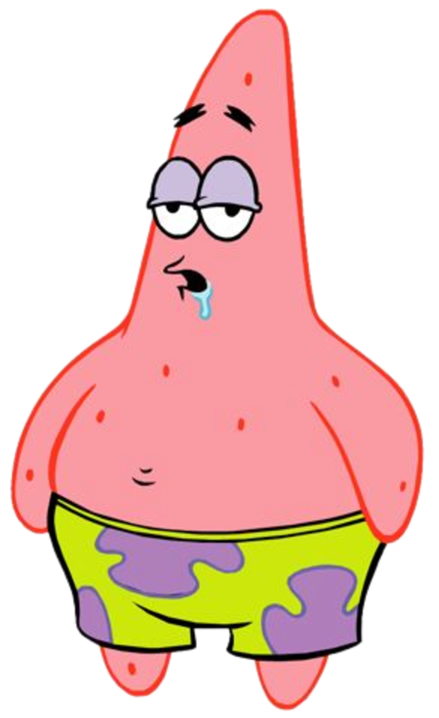 Drooling Patrick Star