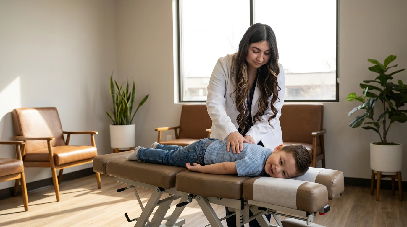 Gentle pediatric chiropractic care for children