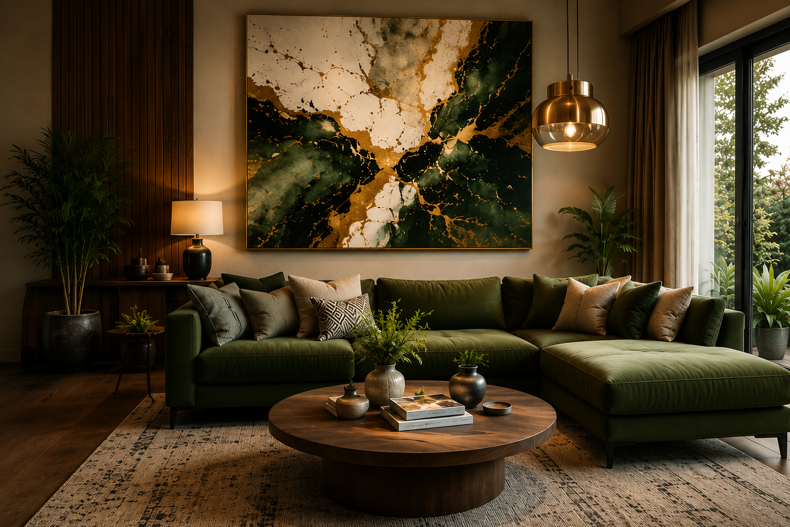 Elegant living room interior