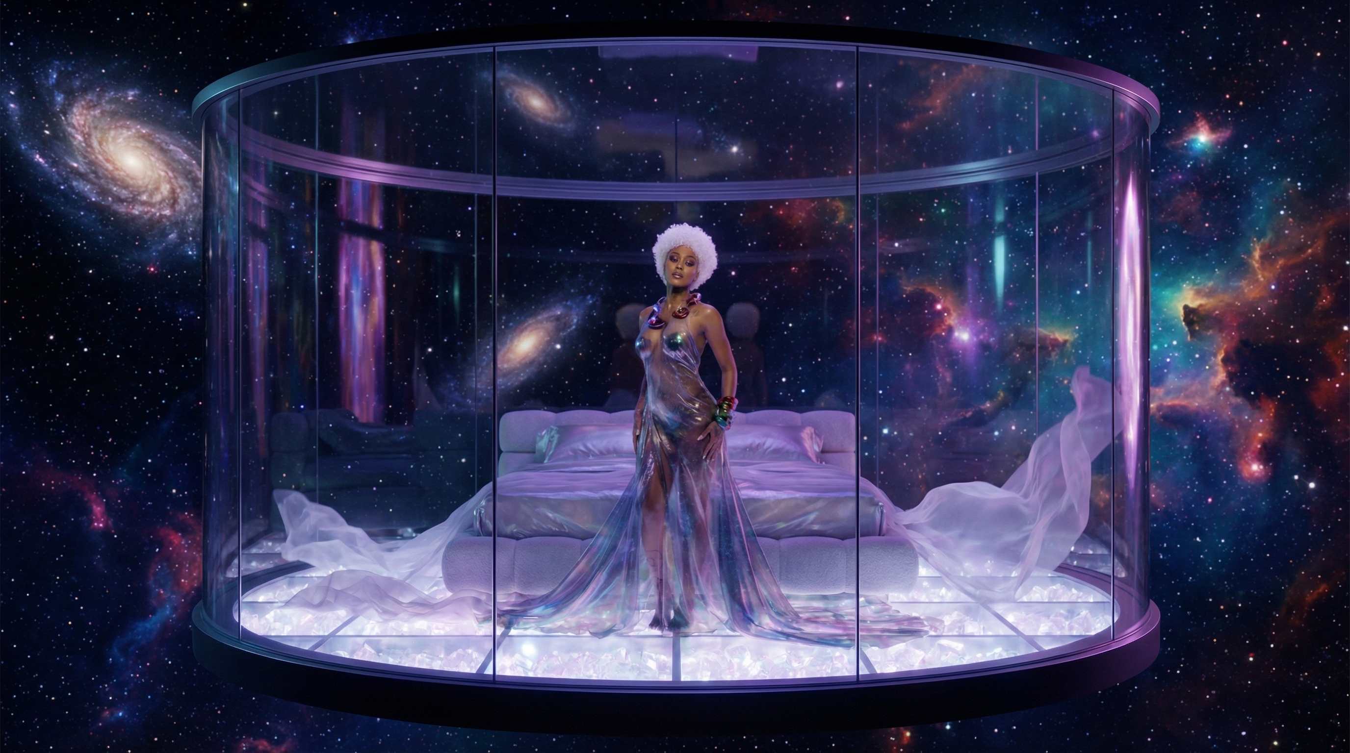 Pri$$y in glass cylinder chamber