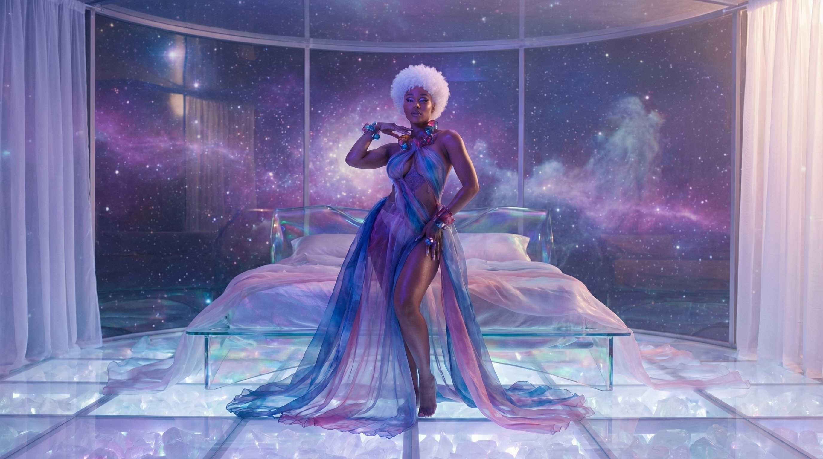 Pri$$y in ethereal cosmic bedroom