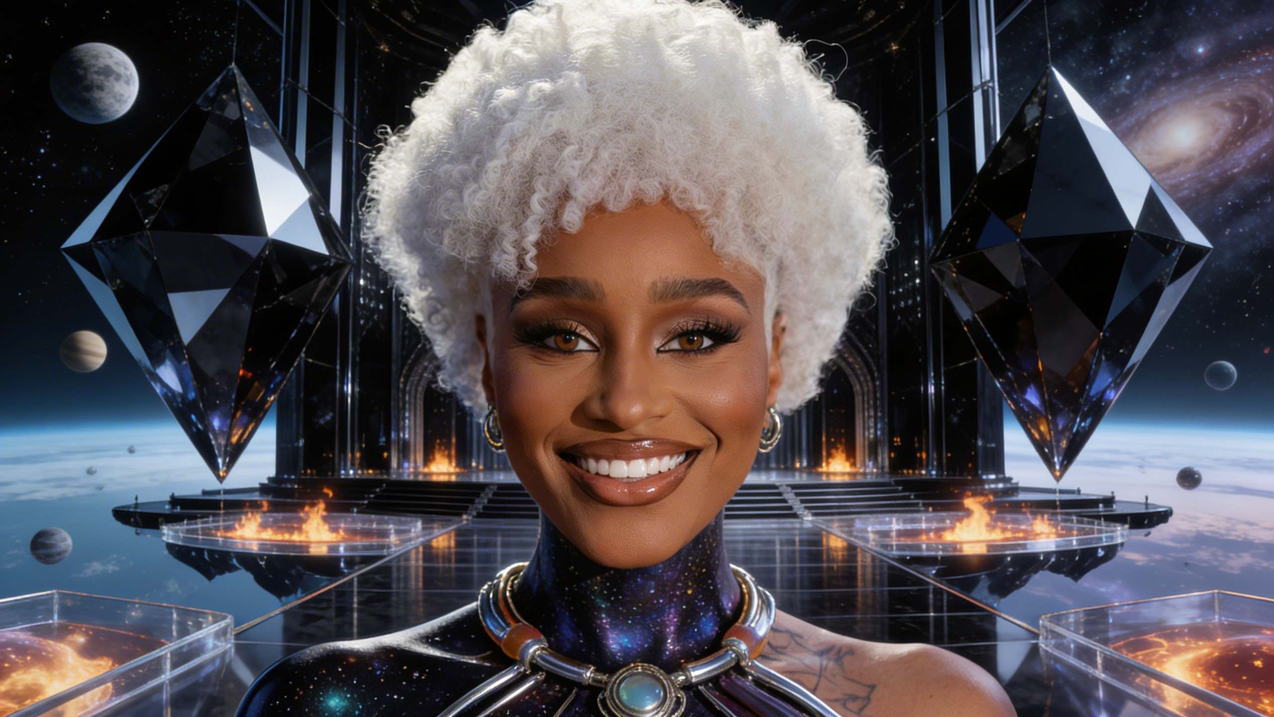 Pri$$y close-up portrait