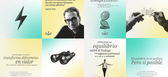 Identidad visual digital - Ejemplos de sistemas visuales y branding