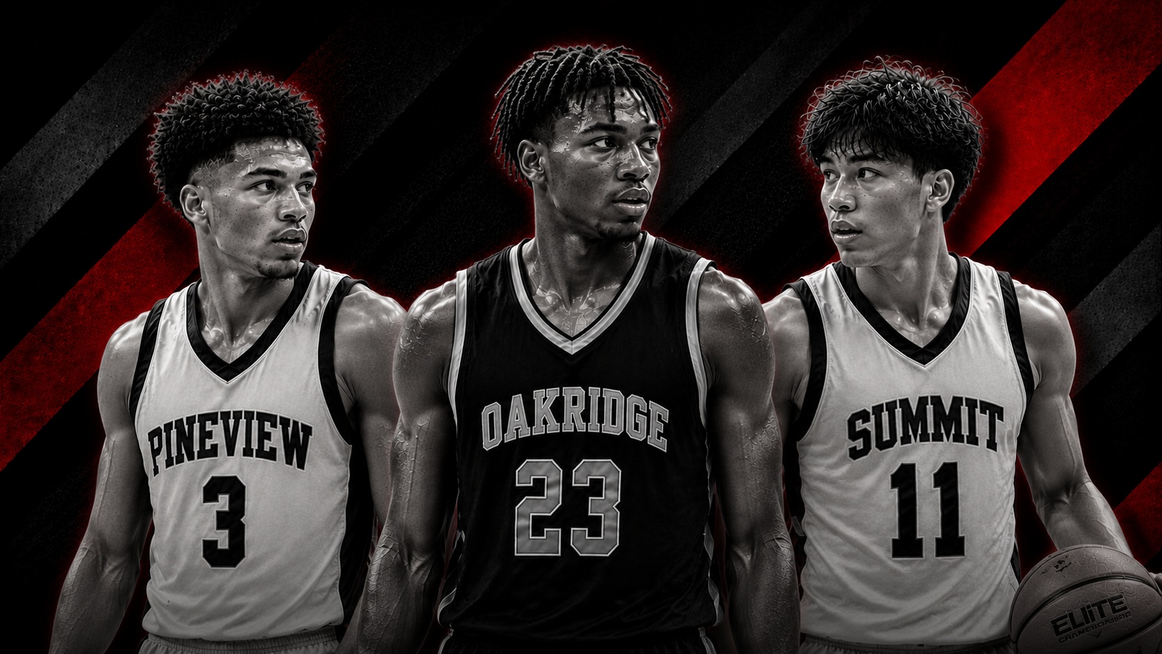 Basketball players showcase 4