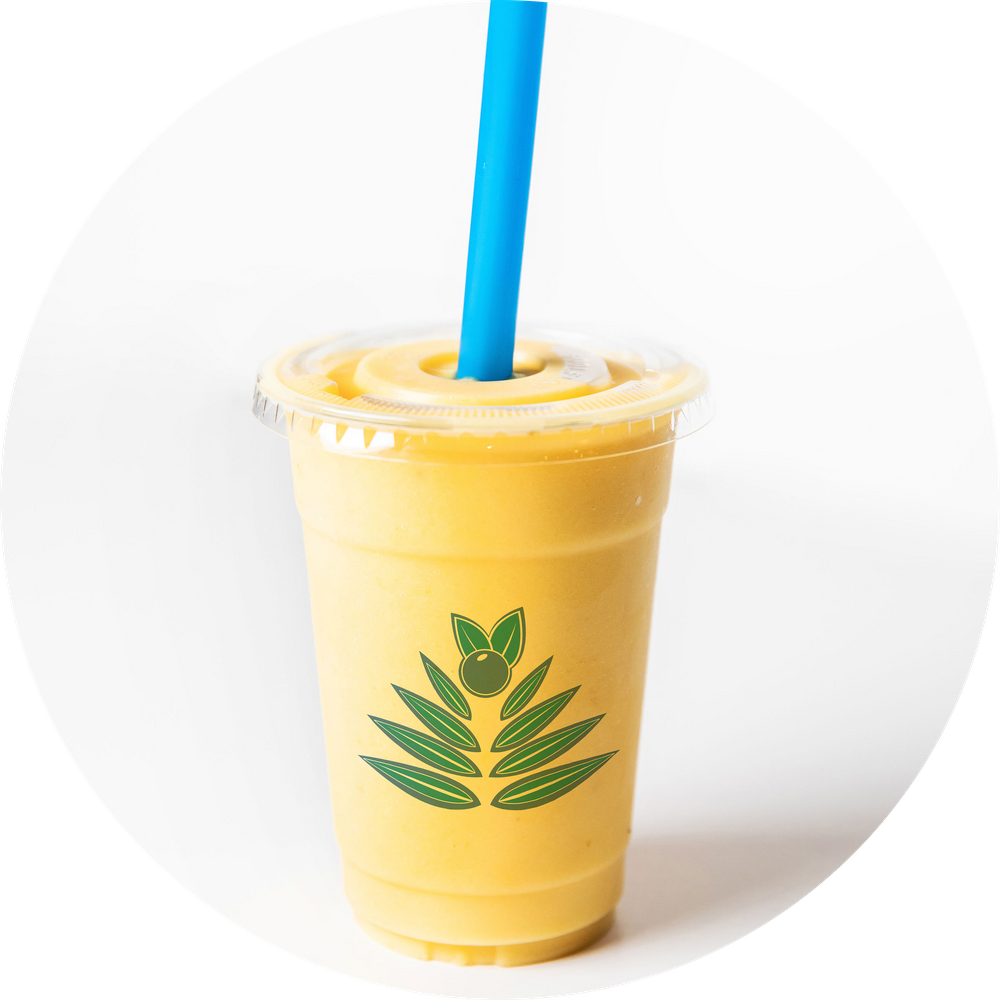 Horizon Blend — mango passionfruit coconut milk smoothie at Palm Berries NC