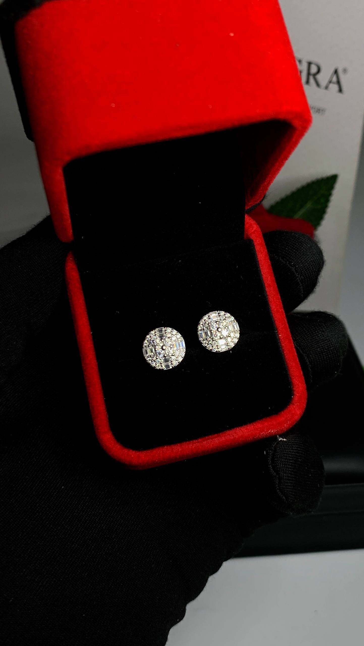 VVS Moissanite Diamond Earrings