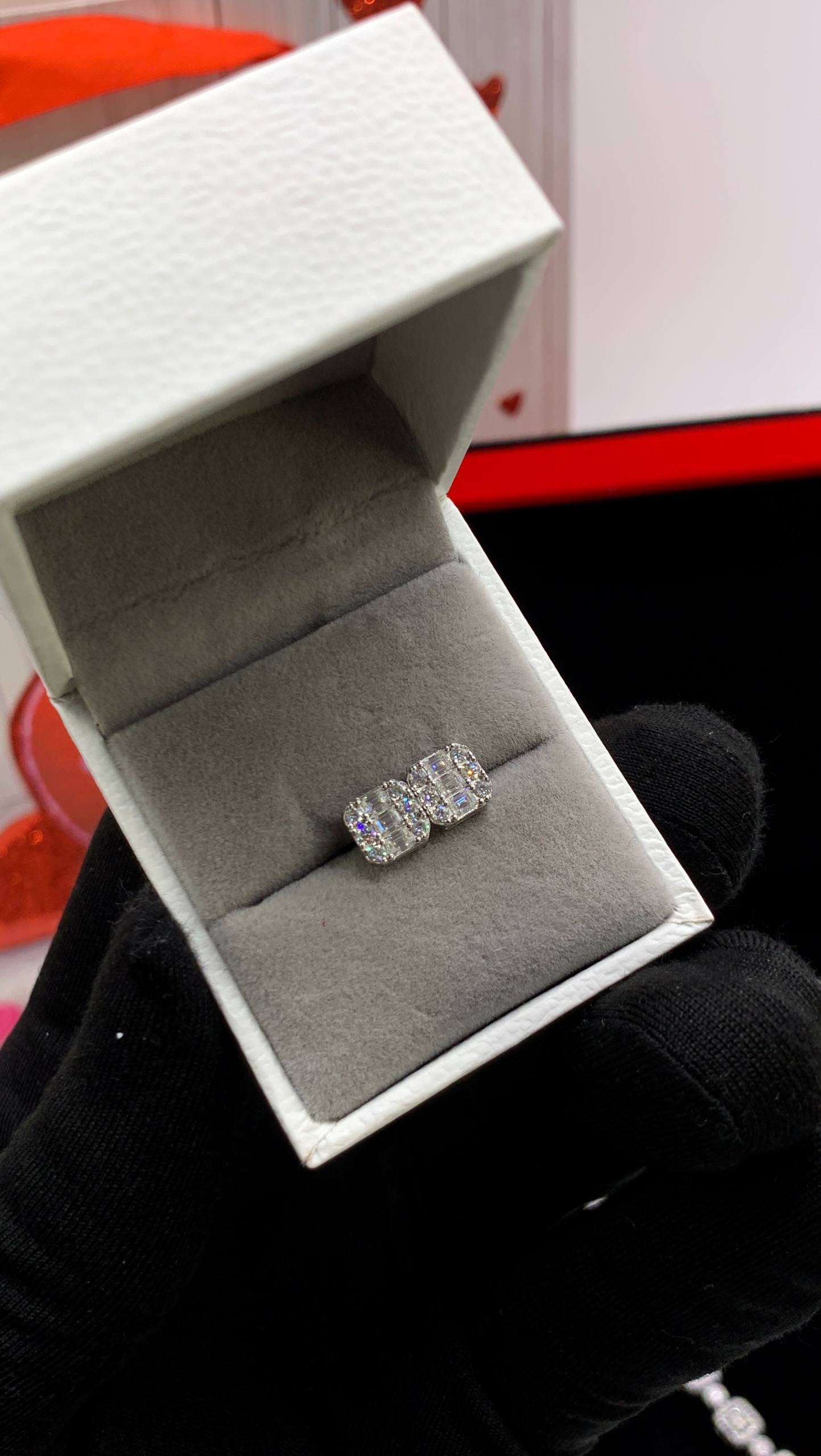 VVS Moissanite Diamond Earrings