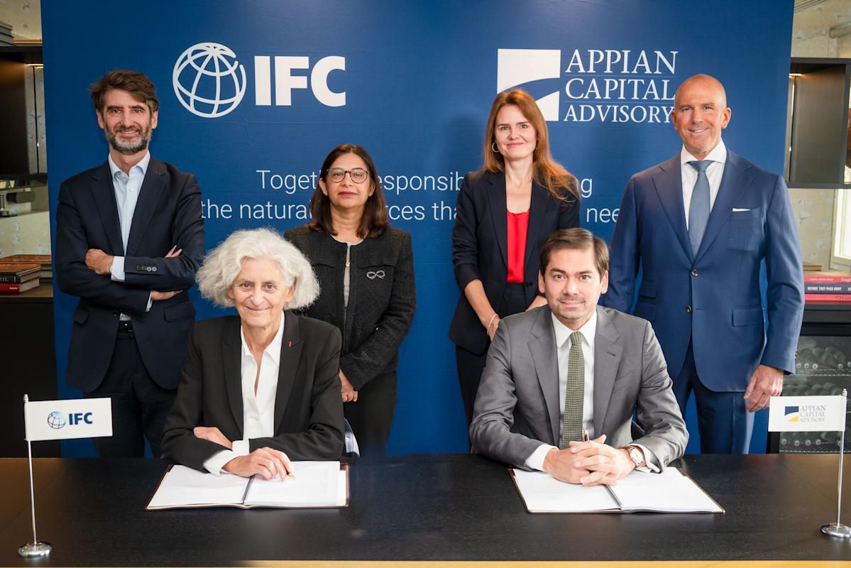 IFC and Appian Capital Advisory signing — Together responsible for natural resources