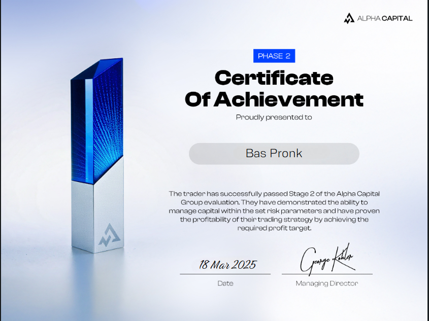Alpha Capital Phase 2 Certificate
