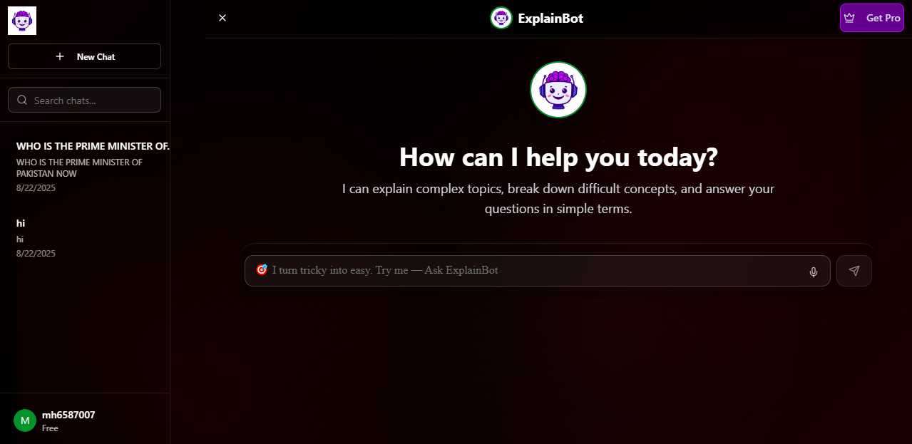 Chat Interface