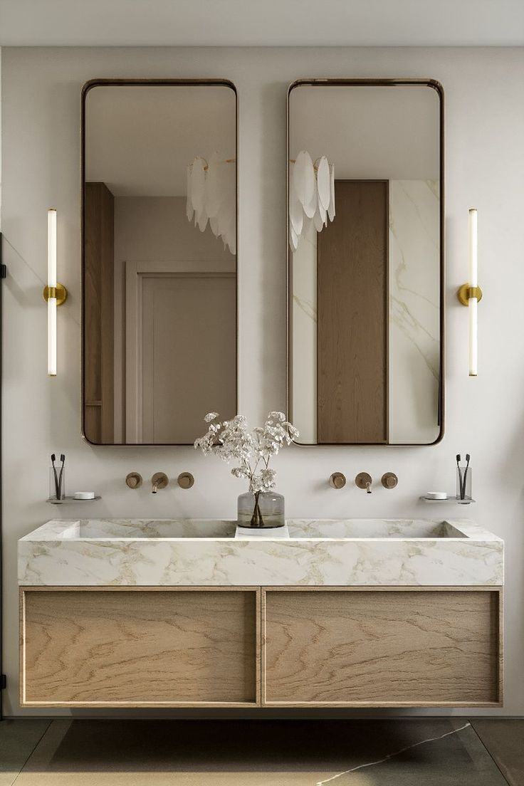 Elegant bathroom vanity